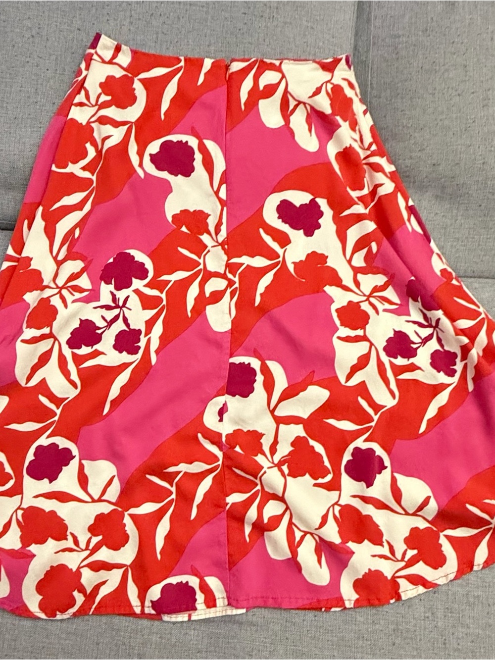 Marimekko Anthropologie Volyymi Serenaadi Midi Linen Blend Skirt Size 40 S/M - Picture 6 of 9